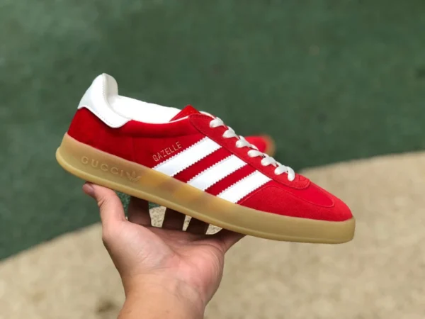 구찌 x 아디다스 구찌 x 아디다스 구찌 Adidas Originals Gazelle "Esquisite Gucci" 안텔로프 시리즈 로우탑