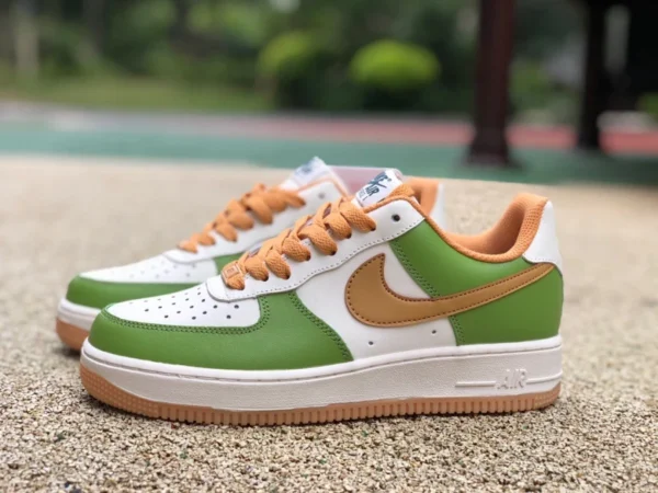 af1 화이트 그린 브라운 로우 Nike/Nike AIR FORCE 1 '07 LV8 2 남성 로우컷 캐주얼 보드 ct7875-997