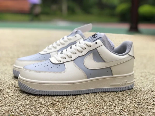 af1 화이트 그레이 로우 Nike/Nike AIR FORCE 1 '07 LV8 2 남성 로우컷 캐주얼 보드 bv6088-301