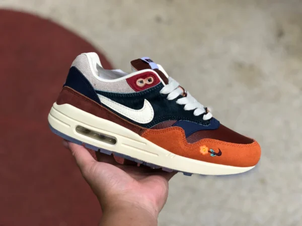 Max1 브라운 원앙 Nike Air Max 1 브라운 원앙 카시나 조인트 에어쿠션 런닝 슈즈 DQ8475-800