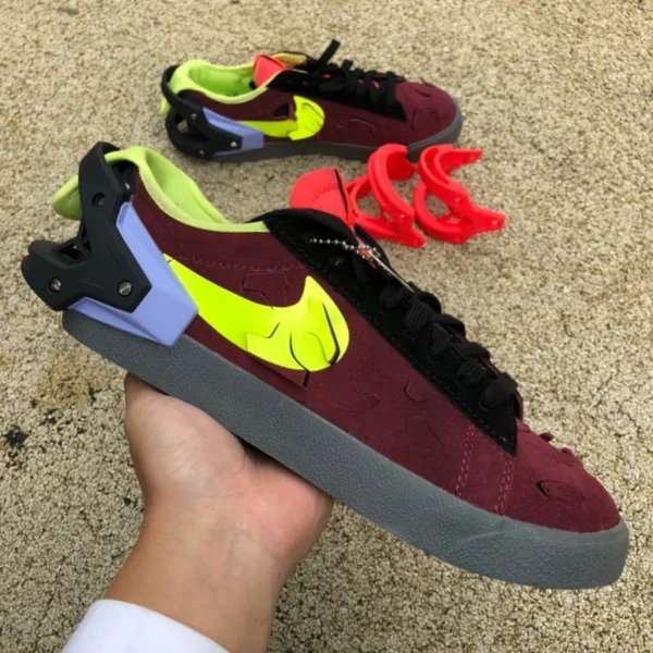 블레이저 기능성 버건디 로우 Acronym x Nike Blazer Low 기능성 버건디 스니커즈 DN2067-DO9373