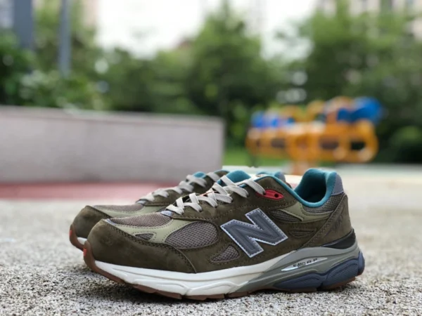 NB990v3 그레이 커피 뉴발란스 x 보데가 990V3 그레이 커피 연명 운동화 M990BD3