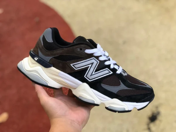 NB9060 블랙 커피 뉴발란스 NB9060 레트로 블랙 커피 아빠 슈즈 스니커 U9060BRN