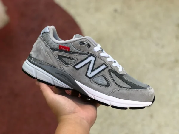 NB990 쿨그레이 뉴발란스 990 V4 40주년 한정 레드라벨 그레이 복고 운동화 M990VS4