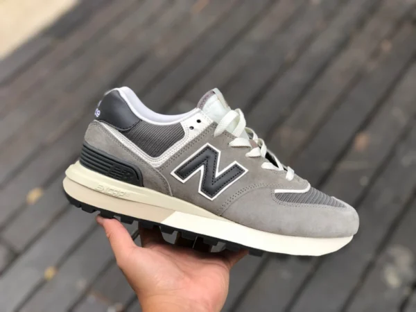 Nb574 그레이 NEW BALANCE NB Positive 2022 남성 및 여성 캐주얼 스포츠 신발 레트로 패션 조깅 신발 U574LGT1