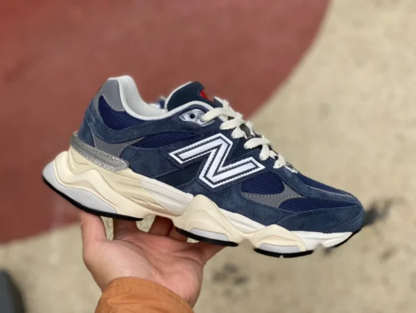 NB9060 네이비 NEW BALANCE NB9060 네이비 남성과 여성 로우탑 레트로 스포츠 캐주얼 아빠 슈즈 U9060ECB