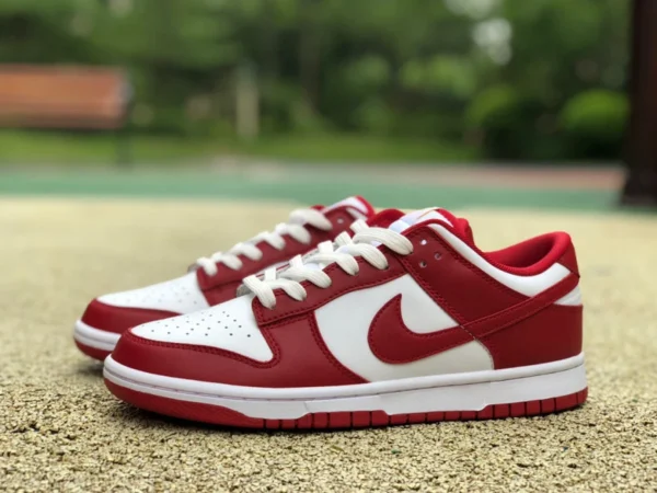 덩크 화이트 레드 옐로우 로우 NIKE Dunk Low 화이트 레드 로우탑 스니커즈 DD1391-602