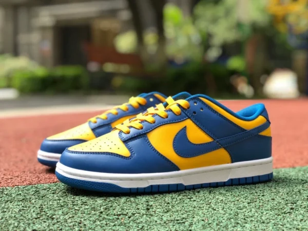 덩크 블루 옐로우 로 Nike Dunk Low "Warriors"블루 골드 State Warriors 로열 블루+, 유니버시티 골드 dd1391-402