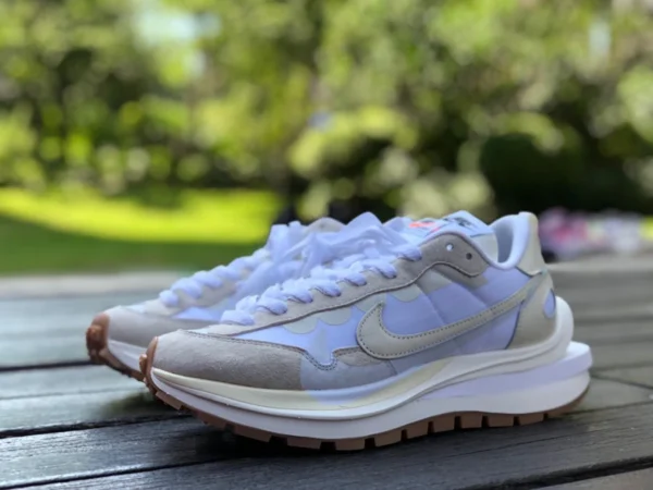 Sacai3.0 흰색 생고무 순수 오리지널 Nike Vaporwaffle x Sacai 연명 흰색 생강 운동화 DD1875-100