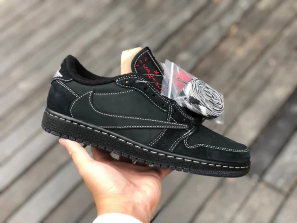 aj1 바브 로우 탑 블랙 소울 새 오리지널 박스 포장 Travis Scott x Air Jordan 1 Low OG "바브 5.0" dm7866-001