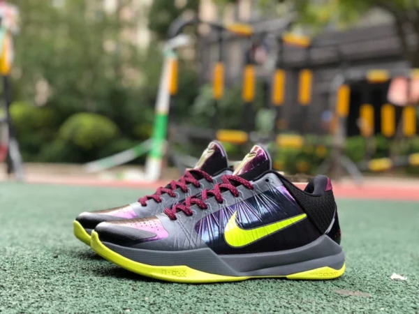 Kobe 5 Dark Clown s2 순수 오리지널 최고 제품 Kobe ZK5 Dark Clown Chaos Zoom Kobe Protro 2k 게임 한정 CD4991-001