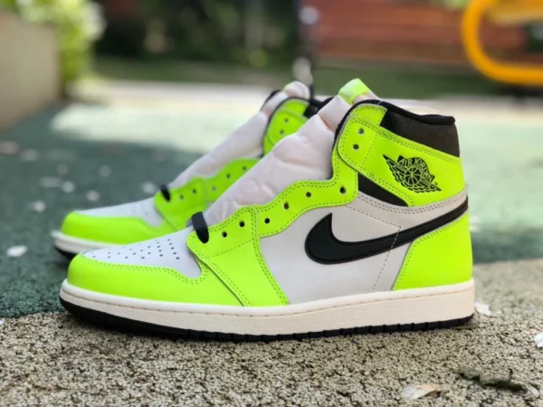 aj1 형광 그린 퓨어 오리지널 Air Jordan 1 High OG "Volt" 555088-702