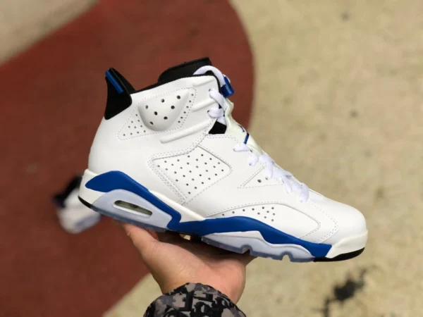 aj6 스포츠 블루 레플리카 AIR Jordan 6 Sport Blue AJ6 화이트 블루 스포츠 블루 화이트384663-107