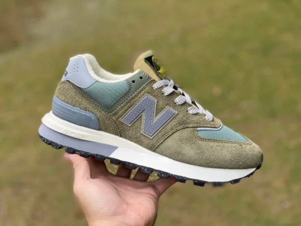 NB574 스톤 아일랜드 연명 STONE ISLAND x 뉴발란스 스톤 아일랜드 연명 NB 574 그레이 브라운 운동화 U574LGST