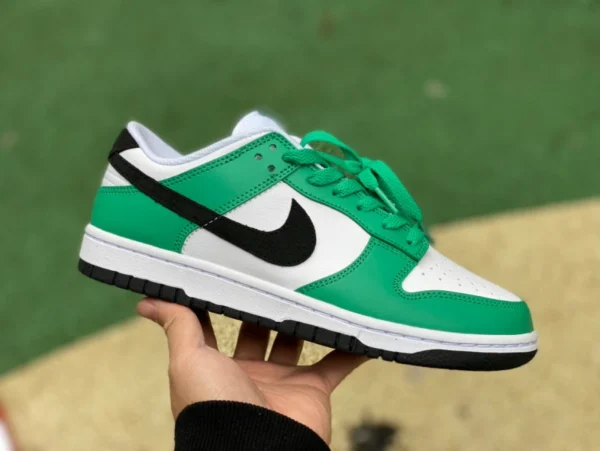 덩크 화이트 그린 블랙 훅 퓨어 오리지널 Nike Dunk Low SE "Lottery Green" 스니커 화이트 그린 블랙 fn3612-300