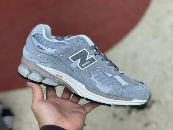 NB2002r 그레이 NEW BALANCE 남성 신발 2002R 시리즈 여성 신발 복고풍 원래 회색 스포츠 및 레저 운동화 M2002RDM