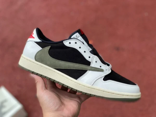 aj1 바브 로우 올리브 그린 lc 퓨어 오리지널 Travis Scott x Air Jordan 1 Low OG WMNS "Olive" DZ4137-106