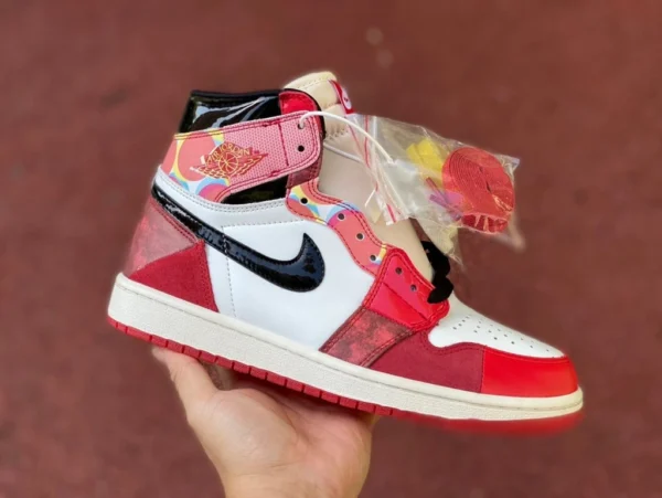 aj1 스파이더 맨 2.0 ir Jordan 1 High OG SP 하이 톱 AJ1 스파이더 맨 2.0 화이트 레드 DV1753-601