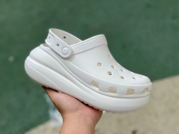 크로크스크로그화이트 Crocs Crocs Classic clog Little Whale 레트로 크로크스 스포츠 샌들 레이디스 206302-100