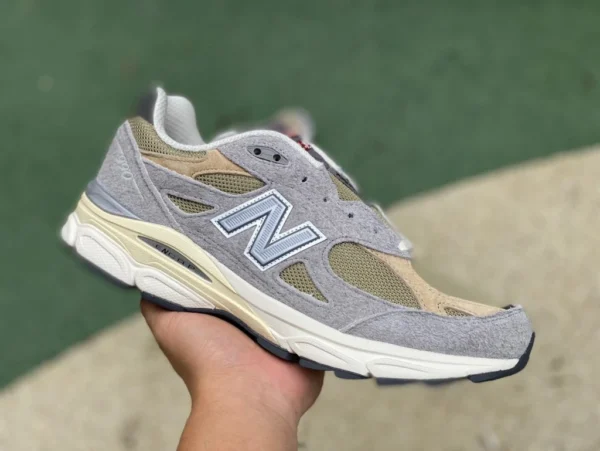 NB990v3 그레이 브라운 뉴발란스 테디메이드 시리즈 NB 990V3 남녀공용 로우탑 운동화, 그레이 브라운 M990TG3