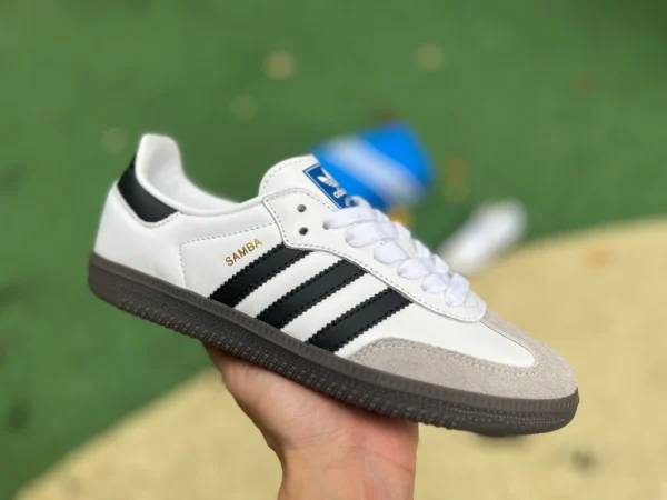 아디다스트레이닝화이트그레이흑 m퓨어 오리지날 adidas Originals Samba OG 흑백 그레이 캐주얼 스니커 B75806