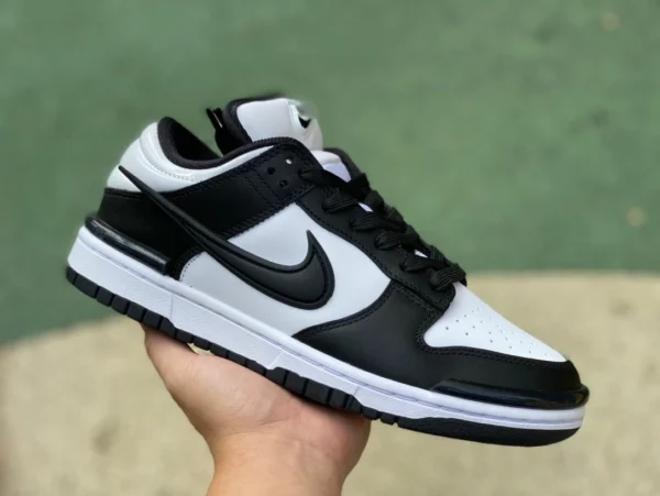 덩크 흑백 빅 훅 퓨어 오리지날 Nike Dunk Low TwistPanda 팬더 화이트 블랙 DZ2794001