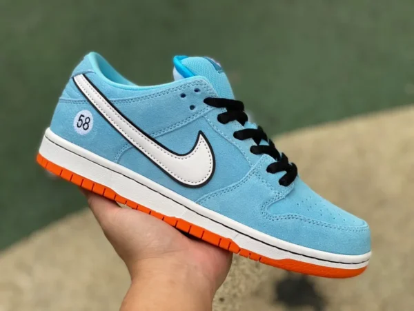 덩크 블루 앤 화이트 레이싱 퓨어 오리지널 나이키 SB Dunk Blue Chill Pro 블루 앤 화이트 레이싱 미끄럼 방지 슈즈 BQ6817-401