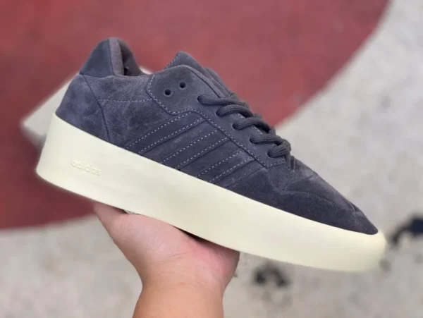 Fog 공동 브랜드 Adidas Fear of God x adidas Originals FORUM 86 Lo "Core Black" 로우 컷 스니커즈 IG6633