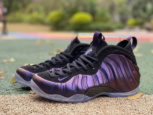 가지 스프레이 2024 레플리카 순정 오리지날 Nike Foamposite One 보라색 스프레이 24 가지 스프레이 검정과 보라색 농구화 FN5212-001