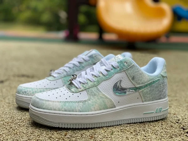 Air Force AF1 셋째 왕자 Ao Bing Air Force One 로우 가죽 스팀 인형 CNY Year of the Dragon Limited 셋째 왕자 Ao Bing Re-skin 새로운 중국 스타일 로우탑 스니커즈 dv0831-101