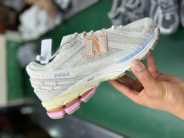 NB1906 라이스 그린 핑크 퓨어 오리지날 뉴발란스 NB 뉴발란스 시리즈 레트로 아빠 슈즈 M1906RBP