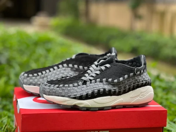 나이키 기린 블랙 그레이 NIKE AIR FOOTSCAPE WOVEN 나이키 기린 화이트 브라운 캐주얼 스포츠 신발 FB1959-100