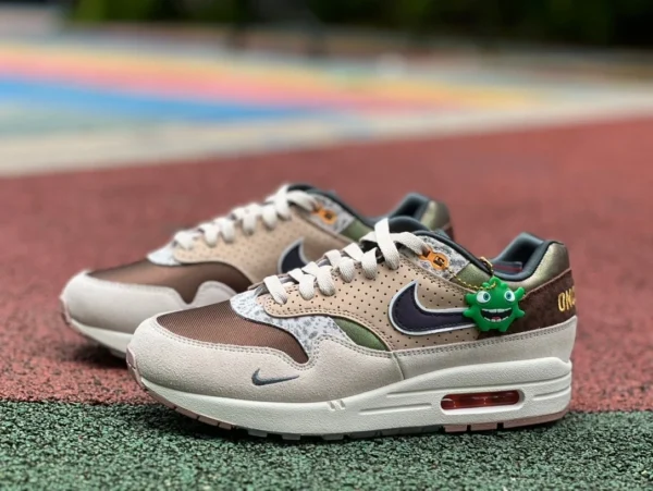 Max1 Ds 조인트 베이지 브라운 Division St. x Nike Air Max 1 "University of Oregon" HQ2640-200